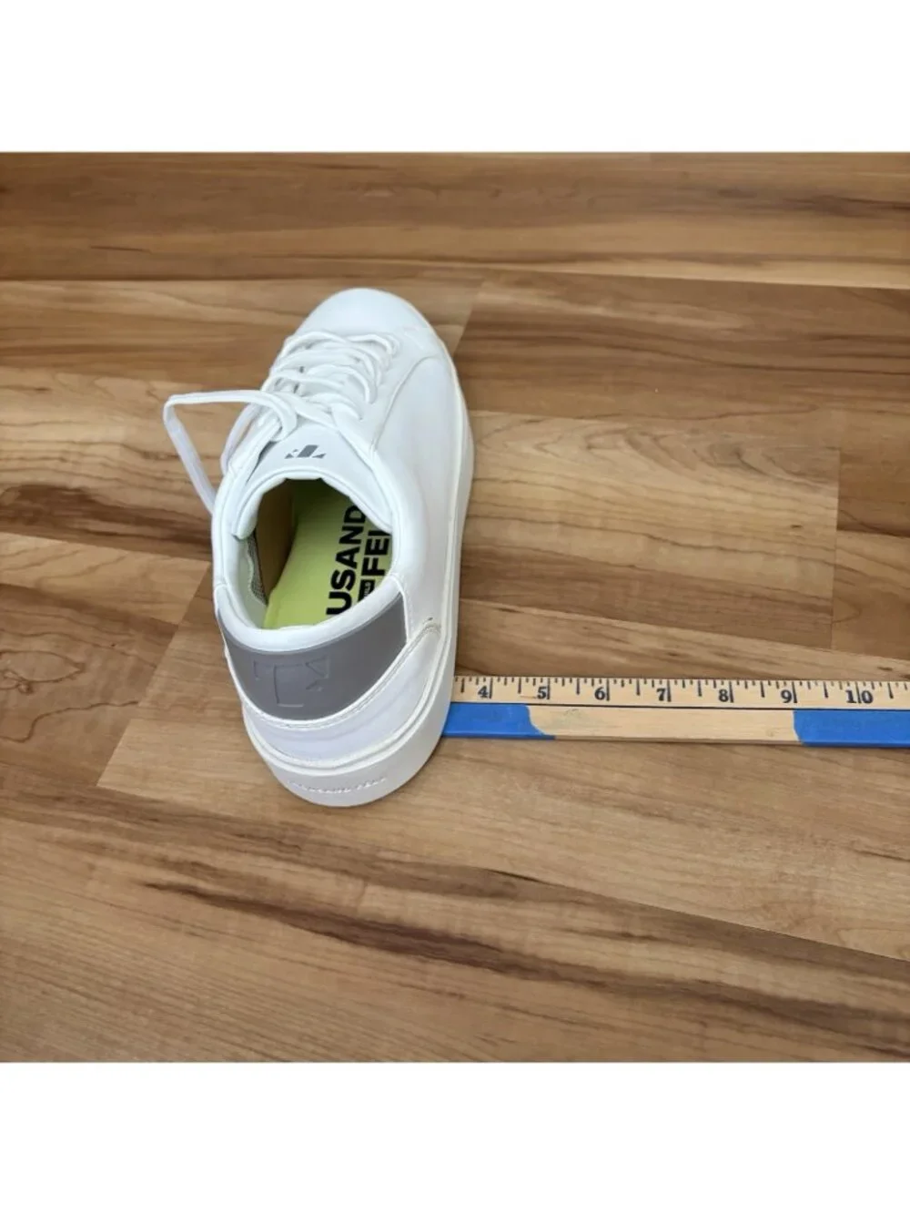 Thousand Fell Men’s Lace Up Sneakers White Size 11.5 Casual New Other